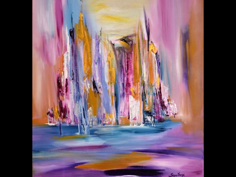 Tableaux contemporains d'Ame Sauvage artiste peintre