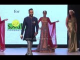 VJ Andy dazzle on the ramp at a fashion show organised by Smile Foundation