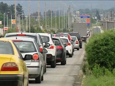 Επιστροφή Πάσχα κίνηση στην εθνική οδό