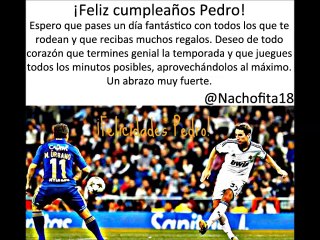 ¡Feliz cumpleaños Pedro!