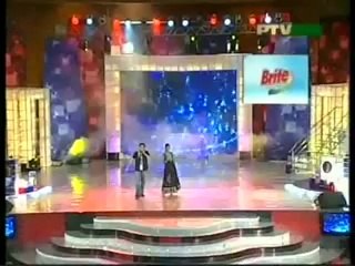 Hadiqa Kaini and irfan Khan Jaanan pashto song TV award 2010