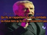 Karaoke sardou la derniere danse