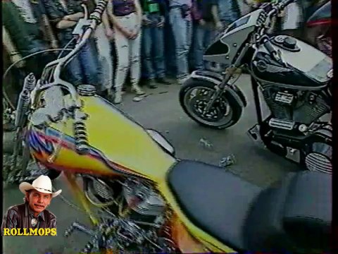 SUPER RALLY BIKERS NIGLO H.D.C AU CIRCUIT CAROLE A PARIS JUIN 1992 ROLLMOPS AVRIL 2014