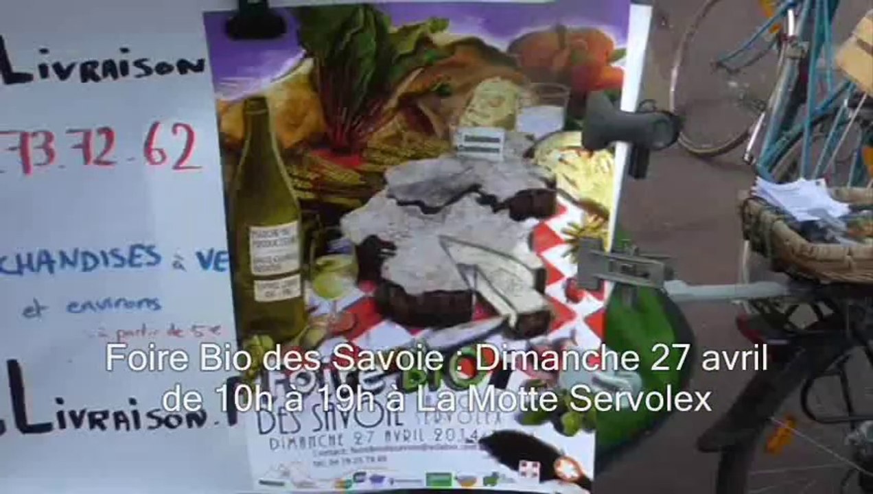 Cyclo'porteurs du 19 avril - Annonce de la FOIRE BIO - Tonton Livraison