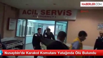 Nusaybin'de Karakol Komutanı Yatağında Ölü Bulundu