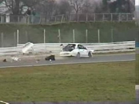 Mitsubishi Lancer Evo VII Drift to Crash