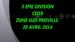 3 EME DIVISION PECHE AU COUP  CD59 PROVILLE  ZONE SUD 20 AVRIL 2014