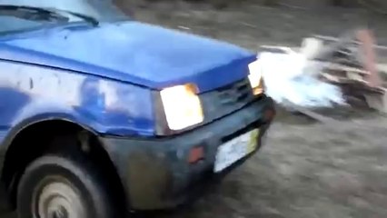 Авто Ока,бездорожье прикол