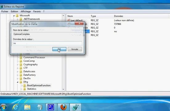 Accélérer le démarrage de Windows 7 en Désactivant la défragmentation au démarrage