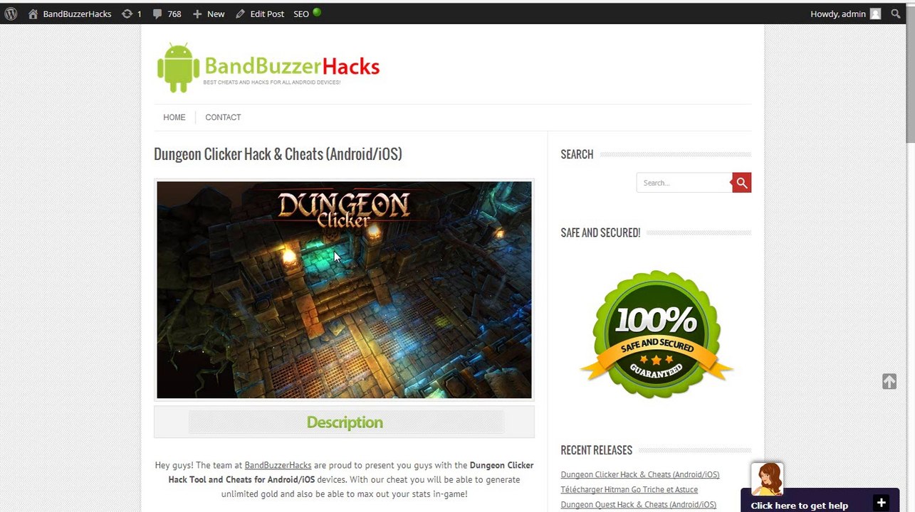 Dungeon Clicker Hack Cheat Tool Android iOS