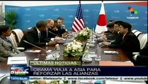 Obama inicia gira en Asia para reforzar alianzas