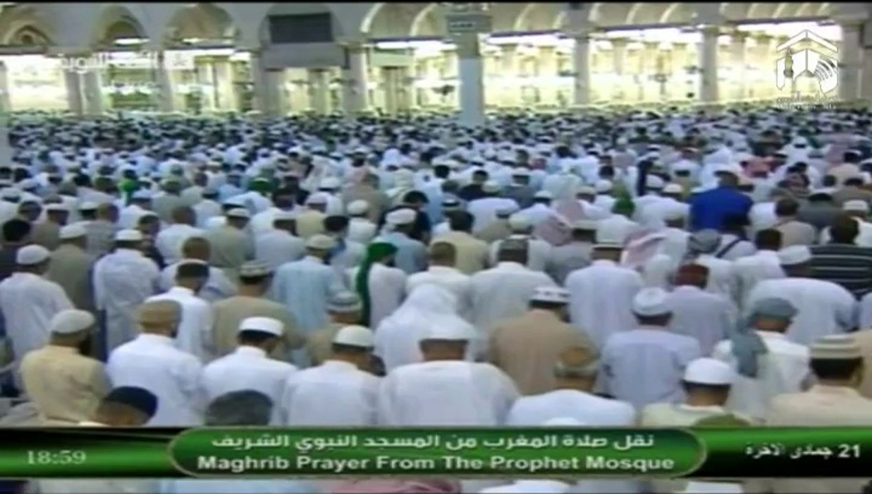 21st April 2014 Madeenah Maghrib led by Sheikh Qaasim