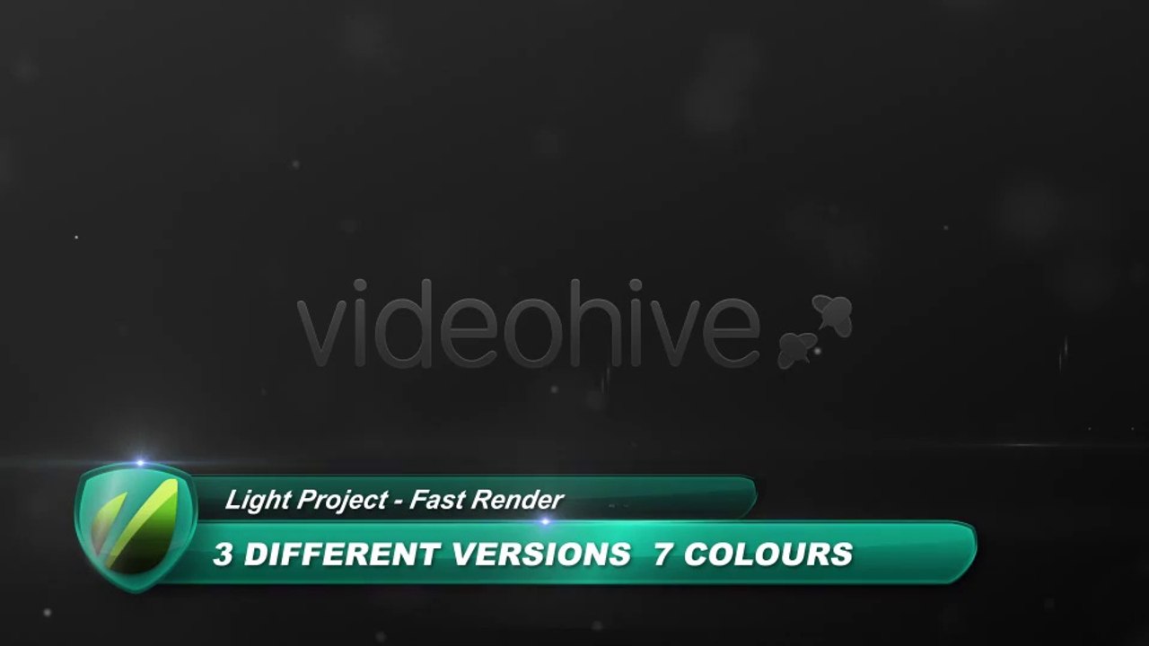 Glassy Shield Lower Third - After Effects Template