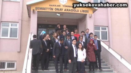 Okulda renkli nikah töreni - YÜKSEKOVA HABER