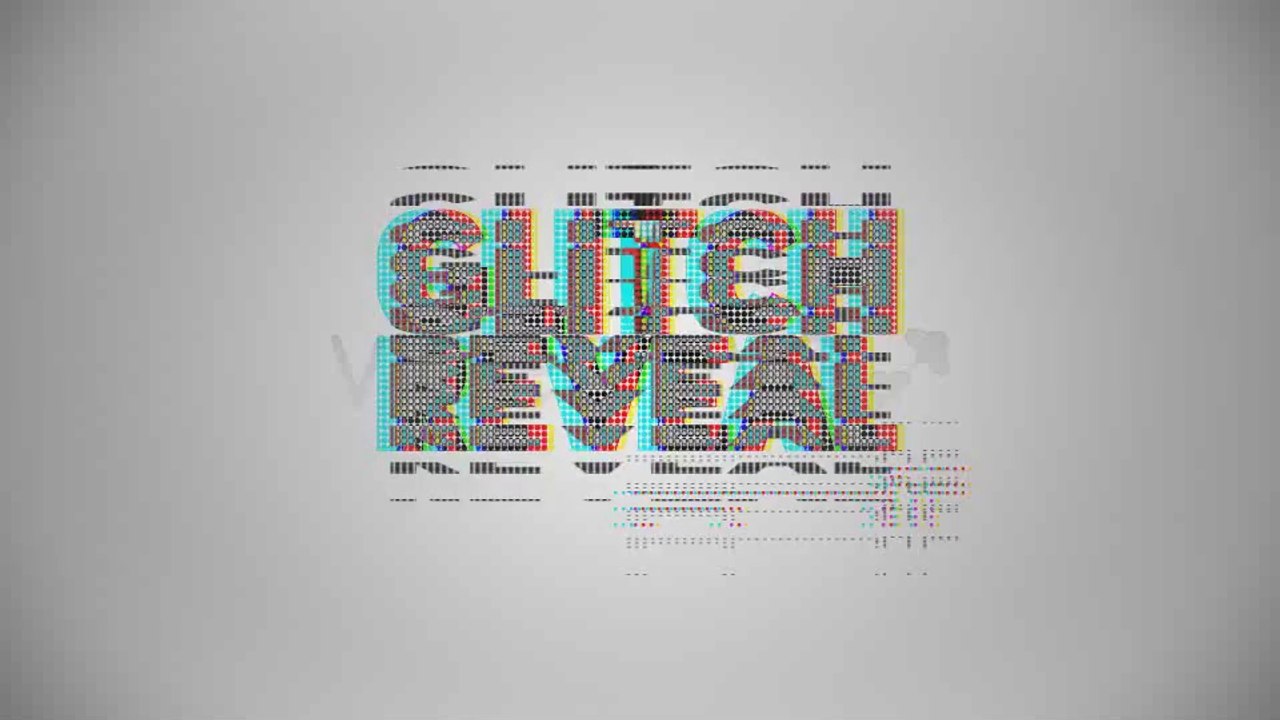 Glitch Reveal - After Effects Template