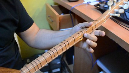 üstten kafesli mat  maun kısa sap