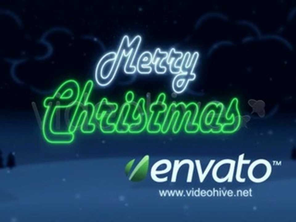 Christmas Glow - After Effects Template