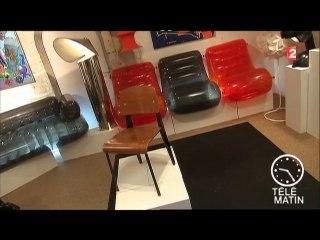 la chaise métropole de Jean Prouvé à Télématin