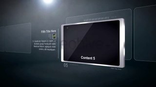 Clean Floating Displays - After Effects Template