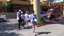 Kris Jenner Wears Short Dress To Easter Service And Brings Ex Bruce Jenner