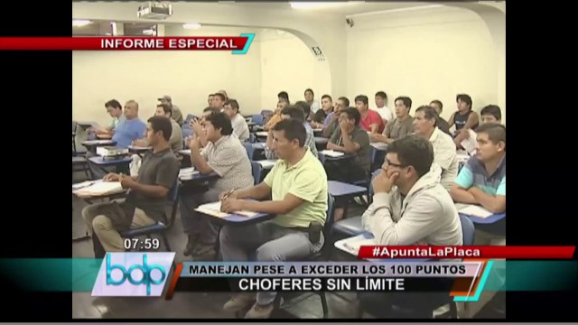 Choferes al límite: Manejan pese a que reconocen exceder los 100 puntos