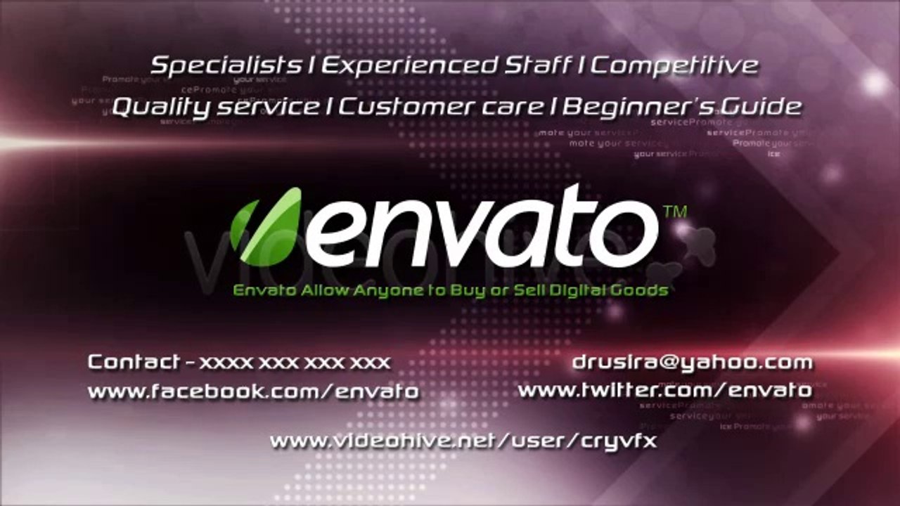 Promote Your Great Service - After Effects Template