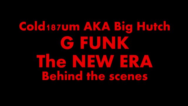 Big Shot Music Presents Big Hutch aka Cold 187um Live @ G-Funk: the New Era , Bedrock Studios, Echo Park, CA, 04-18-2014
