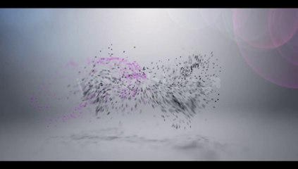 Text Particle Logo Reveal