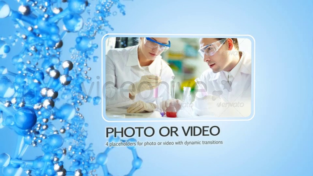 Clear Molecule - After Effects Template