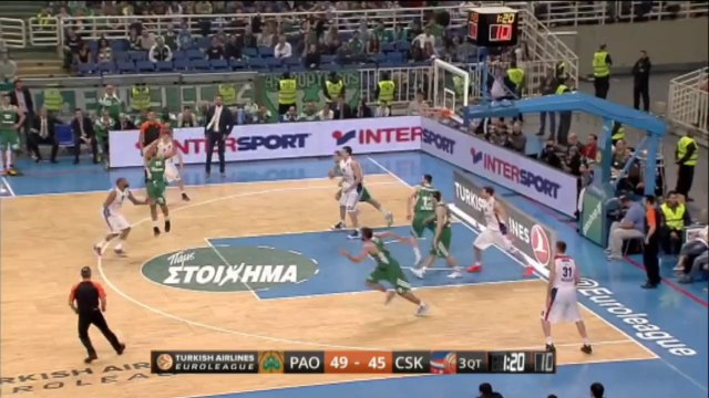 Highlights: Panathinaikos Athens-CSKA Moscow, Playoffs Game 3
