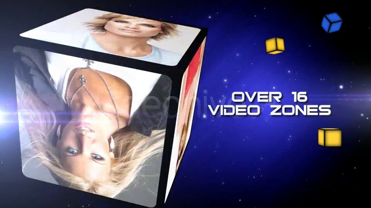 Cubed In 3D Slide Show - After Effects Template