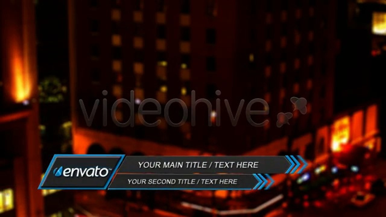 Arrow Line Lower Third - After Effects Template