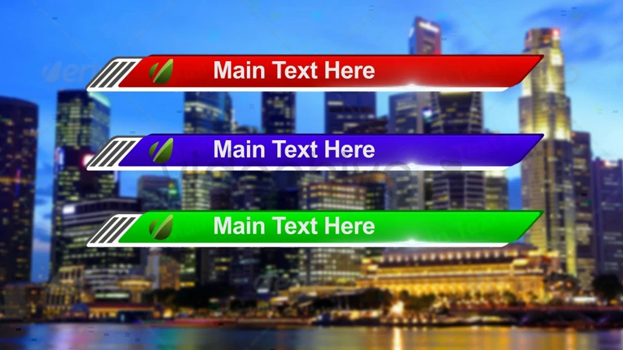 Lower Third - After Effects Template