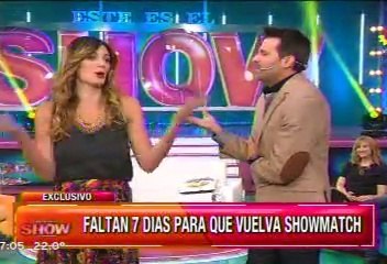 Paula en Este es el Show 2 ("nos amamos con locura" - 21 de Abril
