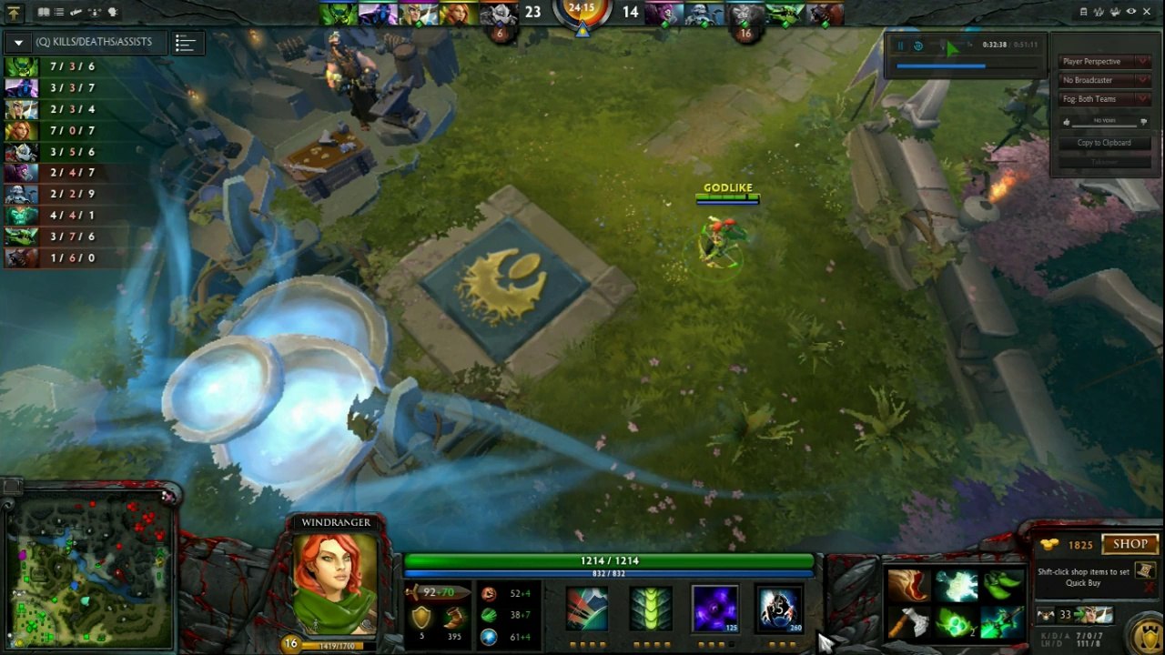 Dota 2 Gameplay: Windranger Ability Draft 600 DMG