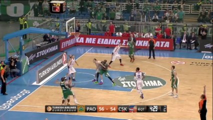 Panathinaikos 65-59 CSKA Mosca (2-1), quarti