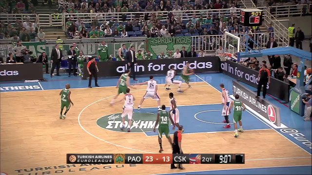 Playoffs Magic Moments: Baseline dunk by Mike Bramos, Panathinaikos Athens