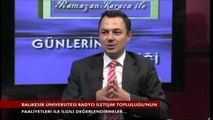 Balıkesir Üniversitesi Radyo İletişim Topluluğu (Günlerin Getirdiği Programı) TOZLU RAFLARDAN MİNİK ELLERE PROJESİ