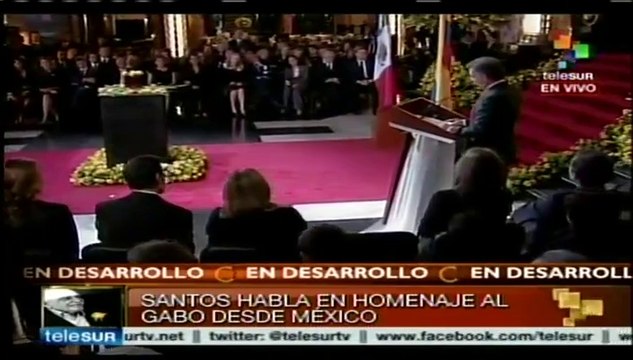 Gabo deja un mensaje de esperanza para nuestros pueblos: Santos