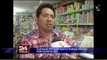 VIDEO: tres delincuentes asaltan minimarket en Los Olivos