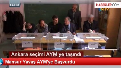 CHP'li Yavaş Ankara'daki Seçimleri AYM'ye Taşıdı