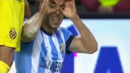 Nordin Amrabat Epic Red Card vs Reffere ~ Malaga vs Villareal  21_04_2014~HD