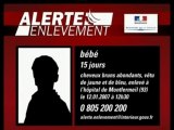 Alerte Enlevement - Bébé Montfermeil