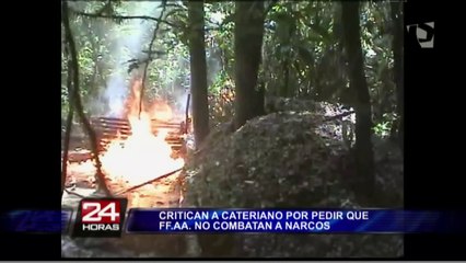 Pedro Cateriano: FF.AA. no han sido preparadas para combatir en el Vraem