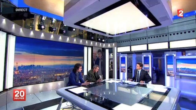 Didier François et Edouard Elias au même moment sur TF1 et France 2