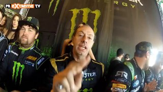 Entrevista a Vaughn Gittin Jr Ford Mustang Drift en Gymkhana Grid Final en Madrid - PRExtreme TV (HD)