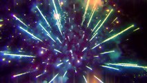 Quadricopter filming an amazing Firework... beautiful footage!