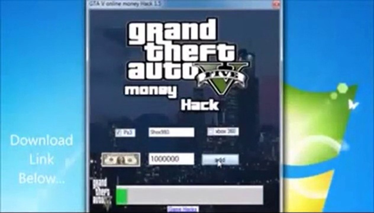GTA 5 Online Money Hack Tool GTA V Pirater Argent April 2014