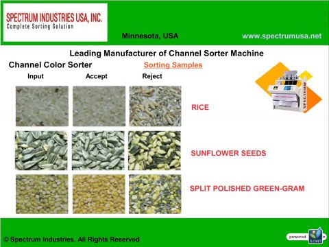 Channel Color Sorter Manufacturers
