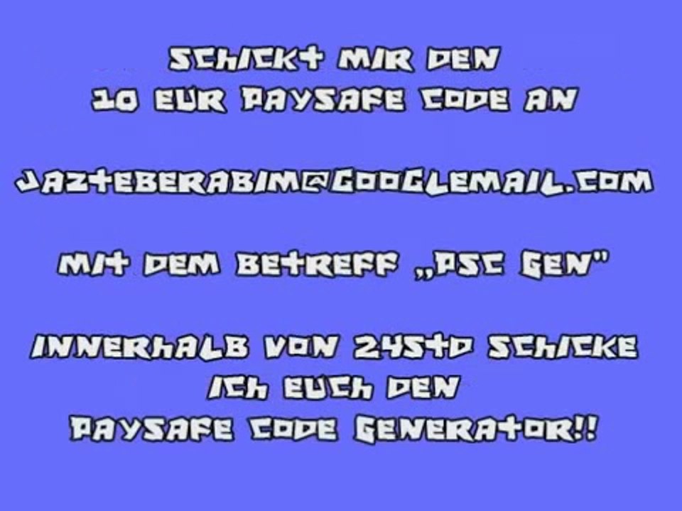 PaySafe Code PSC Generator! 100% working!!